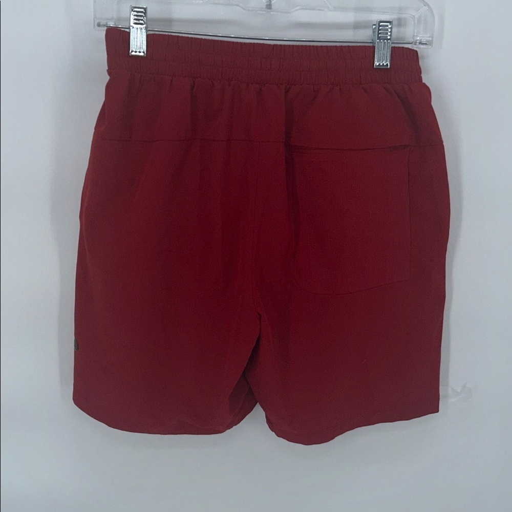 Lululemon Men’s Red Athletic Shorts Size Small Men's Red Casual Shorts - Picture 4 of 11